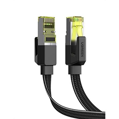 UGREEN Cavo Ethernet Cat 7 Nylon Piatto 10Gbps 600HMz 30AWG (15M) UGREEN Cavo Ethernet Cat 7 Nylon Piatto 10Gbps 600HMz 30AWG (15M)