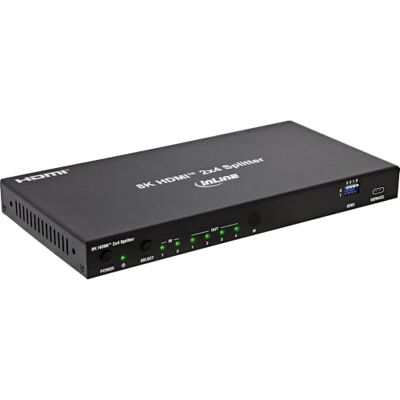 InLine Splitter HDMI 2x4, 8K 60Hz, 4K 120Hz, HDMI 2.1 InLine Splitter HDMI 2x4, 8K 60Hz, 4K 120Hz, HDMI 2.1