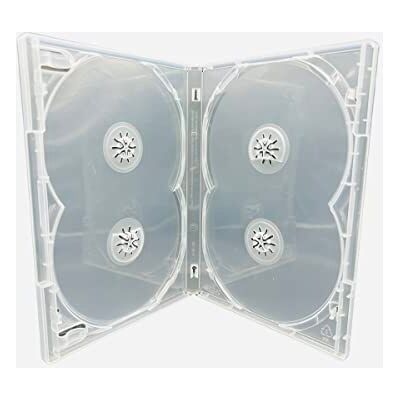 Dragon 5 x Amaray Multi 4 Dvd Case Multibox a 4 Vie, per Contenere 4 Dischi Dragon 5 x Amaray Multi 4 Dvd Case Multibox a 4 Vie, per Contenere 4 Dischi