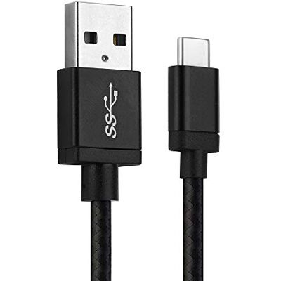CELLONIC 1x USB A Cavo dati compatibile con Nikon Z 6 II, Z6 II, UC-E24 3.1 Gen 1, 1m, Nylon, nero per Nikon Z 6 II, Z6 II, 8, 5, 9, Nikon Z 6, 7II, UC-E24, fc, 30, 7, D6, D780 CELLONIC 1x USB A Cavo dati compatibile con Nikon Z 6 II, Z6 II, UC-E24 3.1 Gen 1, 1m, Nylon, nero per Nikon Z 6 II, Z6 II, 8, 5, 9, Nikon Z 6, 7II, UC-E24, fc, 30, 7, D6, D780
