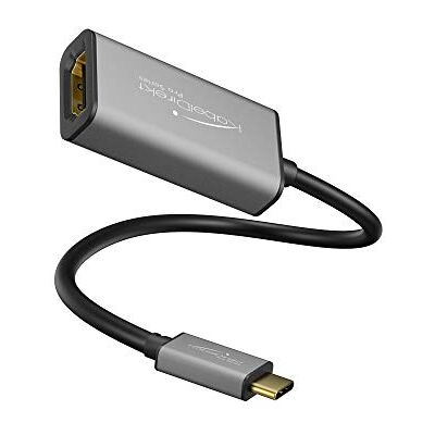 Adattatore USB C a HDMI KabelDirekt - 0,15 m - Supporta 4K/60Hz - Per MacBook Pro Adattatore USB C a HDMI KabelDirekt - 0,15 m - Supporta 4K/60Hz - Per MacBook Pro
