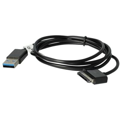 vhbw cavo dati USB compatibile con Asus Eee Pad Transformer TF300TG tablet Cavo di ricarica 2in1, 100cm, nero vhbw cavo dati USB compatibile con Asus Eee Pad Transformer TF300TG tablet Cavo di ricarica 2in1, 100cm, nero