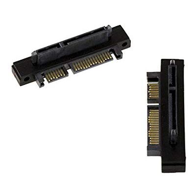 KALEA-INFORMATIQUE Connettore angolare SATA, 90° SATA 22 (15+7) da maschio a femmina KALEA-INFORMATIQUE Connettore angolare SATA, 90° SATA 22 (15+7) da maschio a femmina
