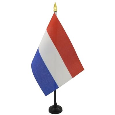AZ FLAG Bandiera da Tavolo Paesi Bassi 15x10 cm Base Plastica Uso interno bandiera da tavolo olandese Nederland finitura cucita e bordi rinforzati poliestere 100D AZ FLAG Bandiera da Tavolo Paesi Bassi 15x10 cm Base Plastica Uso interno bandiera da tavolo olandese Nederland finitura cucita e bordi rinforzati poliestere 100D