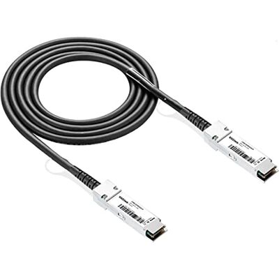 10Gtek ® per Cisco QSFP-H40G-CU3M, 40Gb/s QSFP+ Direct-attach Copper Cavo (DAC), Cavo Twinax, Passivo, 3 Metro 10Gtek ® per Cisco QSFP-H40G-CU3M, 40Gb/s QSFP+ Direct-attach Copper Cavo (DAC), Cavo Twinax, Passivo, 3 Metro