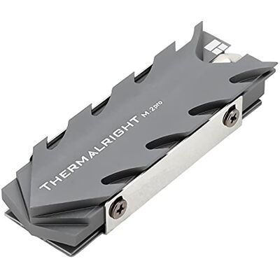 Thermalright M.2 Pro 2280 SSD Dissipatore di calore, tubo di calore da 8 mm, pad termico a doppio lato ad alte prestazioni Thermalright M.2 Pro 2280 SSD Dissipatore di calore, tubo di calore da 8 mm, pad termico a doppio lato ad alte prestazioni