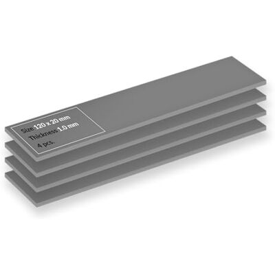 Arctic TP-4 Thermal Pad: Pad termico, 4 pezzi, 120x20x1,0 mm Arctic TP-4 Thermal Pad: Pad termico, 4 pezzi, 120x20x1,0 mm