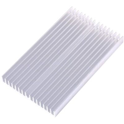 Walfront Dissipatore di Calore, Scheda del Radiatore di Calore Alluminion 100 × 60 × 10MM per Transistor Amplificatore FET IC MOSFET SCR Walfront Dissipatore di Calore, Scheda del Radiatore di Calore Alluminion 100 × 60 × 10MM per Transistor Amplificatore FET IC MOSFET SCR