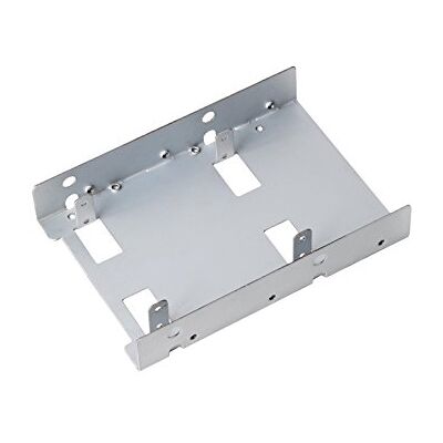Silverstone SST-SDP08B -adattatore 3.5" a 2x 2.5" SSD/HDD Hard Drive Holder, nero Silverstone SST-SDP08B -adattatore 3.5" a 2x 2.5" SSD/HDD Hard Drive Holder, nero