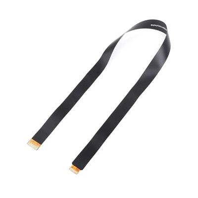 Waveshare Cavo flessibile DSI FPC per Raspberry Pi 5, 22 pin a 15 pin Pi5, adatto per schermi DSI, pellicola schermatura EMI nera, trasmissione del segnale più stabile (500 mm) Waveshare Cavo flessibile DSI FPC per Raspberry Pi 5, 22 pin a 15 pin Pi5, adatto per schermi DSI, pellicola schermatura EMI nera, trasmissione del segnale più stabile (500 mm)