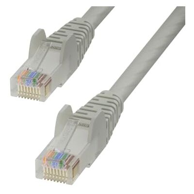 StarTech Cavo Ethernet Cat6 Grigio 15m, Snagless, 24AWG (CAT6UTP15MGR) Confezione da 10, Conduttori in Rame Puro 34AWG, Connettori RJ45 Placcati Oro, Cavo Patch Antigroviglio, Cavo Ethernet 10Gbps StarTech Cavo Ethernet Cat6 Grigio 15m, Snagless, 24AWG (CAT6UTP15MGR) Confezione da 10, Conduttori in Rame Puro 34AWG, Connettori RJ45 Placcati Oro, Cavo Patch Antigroviglio, Cavo Ethernet 10Gbps