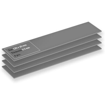 Arctic TP-4 Thermal Pad: Pad termico, 4 pezzi, 120x20x0,5 mm Arctic TP-4 Thermal Pad: Pad termico, 4 pezzi, 120x20x0,5 mm