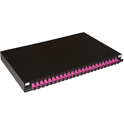LINK LK24SC4 Pannello Fibra Ottica 19" con 24 ADATTATORI SC SIMPLEX OM4 PROFONDITA' 250 MM Colore Nero LINK LK24SC4 Pannello Fibra Ottica 19" con 24 ADATTATORI SC SIMPLEX OM4 PROFONDITA' 250 MM Colore Nero