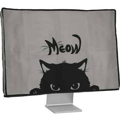 kwmobile 31-32" Monitor Cover Protezione Monitor PC Antipolvere Schermo Computer Custodia Protettiva Gatto Nero kwmobile 31-32" Monitor Cover Protezione Monitor PC Antipolvere Schermo Computer Custodia Protettiva Gatto Nero