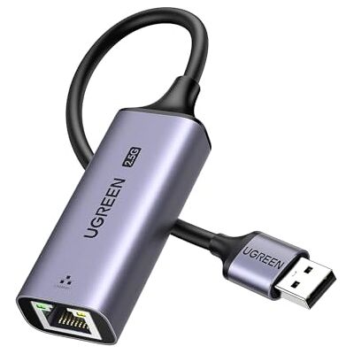 UGREEN 2.5G Adattatore Ethernet USB 3.0 a RJ45 2500 Mbps LAN Alluminio UGREEN 2.5G Adattatore Ethernet USB 3.0 a RJ45 2500 Mbps LAN Alluminio
