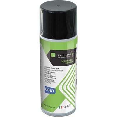 Techly 366211 Pulitore Schiumoso per Pulizia Schermi e Video Bianco Techly 366211 Pulitore Schiumoso per Pulizia Schermi e Video Bianco