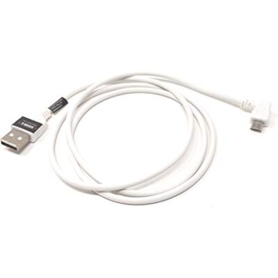 SYSTEM-S Cavo Micro USB 2.0, 200 cm, Angolo Sinistro SYSTEM-S Cavo Micro USB 2.0, 200 cm, Angolo Sinistro