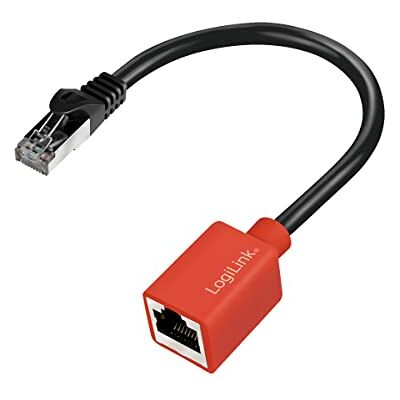 Logilink NP0079N Adattatore CAT.6A Class EA per connettori RJ45, 20 cm Logilink NP0079N Adattatore CAT.6A Class EA per connettori RJ45, 20 cm