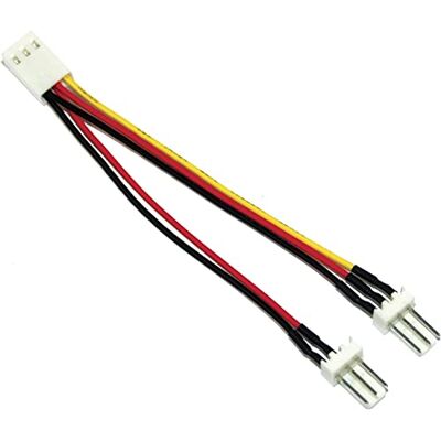 Manhattan ICOC 049-NC-Y Cavo sdoppiatore 3 pin per ventole Manhattan ICOC 049-NC-Y Cavo sdoppiatore 3 pin per ventole