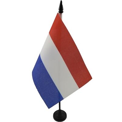 AZ FLAG Bandiera da Tavolo Paesi Bassi 15x10 cm Base Plastica Uso interno bandiera da tavolo olandese Nederland finitura cucita e bordi rinforzati con asta in plastica e base in plastica AZ FLAG Bandiera da Tavolo Paesi Bassi 15x10 cm Base Plastica Uso interno bandiera da tavolo olandese Nederland finitura cucita e bordi rinforzati con asta in plastica e base in plastica