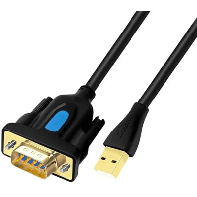 DTECH Adattatore USB a seriale DB9 RS232 Cavo Prolific Chip PL2303 DB9 maschio compatibile con Windows 11 10 8 7 Mac Linux (1M) DTECH Adattatore USB a seriale DB9 RS232 Cavo Prolific Chip PL2303 DB9 maschio compatibile con Windows 11 10 8 7 Mac Linux (1M)