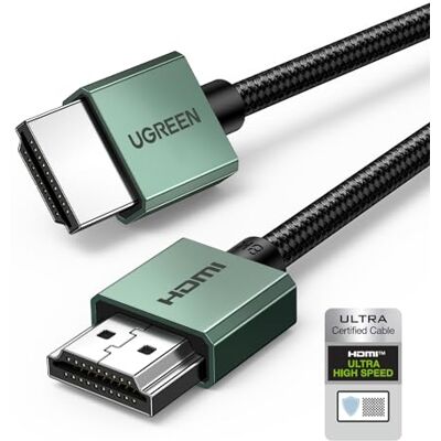 UGREEN Cavo HDMI 2.1 Certificato 8K 10K 60Hz 4K 120Hz 48Gbps (3M) UGREEN Cavo HDMI 2.1 Certificato 8K 10K 60Hz 4K 120Hz 48Gbps (3M)