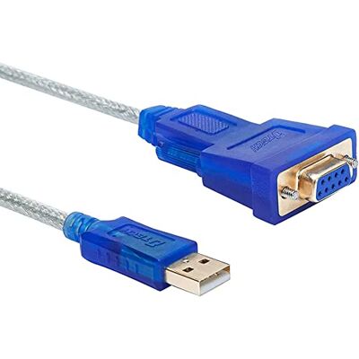 DTECH Cavo adattatore USB a presa seriale da 3 piedi DB9 RS232 a USB 2.0 con prolific PL2303 Chip Windows 10 8 7 Mac Linux DTECH Cavo adattatore USB a presa seriale da 3 piedi DB9 RS232 a USB 2.0 con prolific PL2303 Chip Windows 10 8 7 Mac Linux