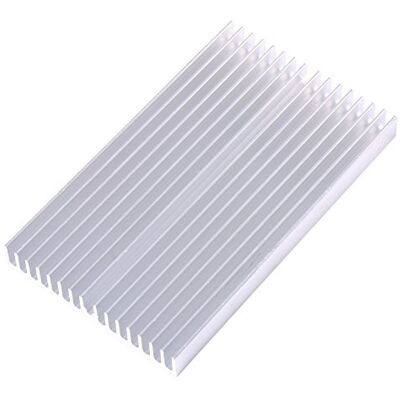 Walfront Dissipatore Termico in Alluminio per Alta Potenza Elettronica Amplificatori Transistor LED con 16 Alette Walfront Dissipatore Termico in Alluminio per Alta Potenza Elettronica Amplificatori Transistor LED con 16 Alette