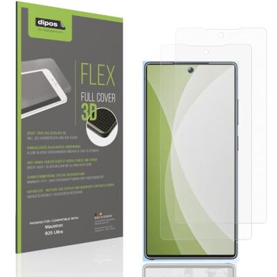 dipos FLEX 2x Pellicola Protettiva opaca per Maustron B25 Ultra Antiriflesso, Copertura Totale dello schermo al 100%, autorigenerante, senza bolle, anti impronte, autoadesiva dipos FLEX 2x Pellicola Protettiva opaca per Maustron B25 Ultra Antiriflesso, Copertura Totale dello schermo al 100%, autorigenerante, senza bolle, anti impronte, autoadesiva