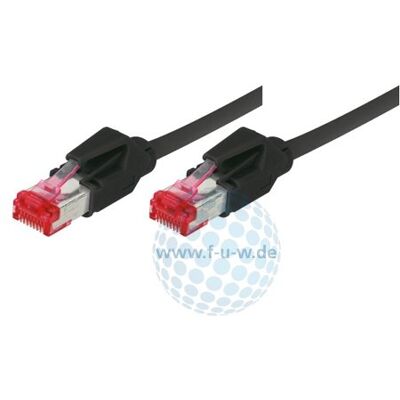 Tecline Cavo Ethernet categoria 6A, 3 m, Colore: Nero Tecline Cavo Ethernet categoria 6A, 3 m, Colore: Nero