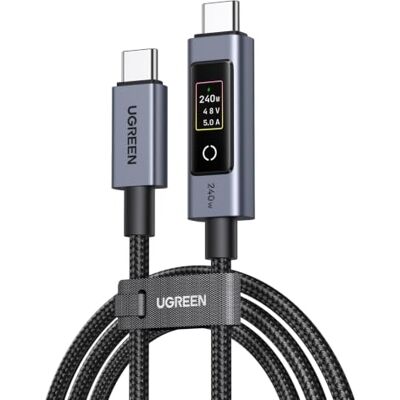 UGREEN Nexode Cavo USB C PD 3.1 240W con Display Digitale a LED (1M) UGREEN Nexode Cavo USB C PD 3.1 240W con Display Digitale a LED (1M)