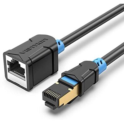 VENTION VENTTION Prolunga Cavo Ethernet CAT 6 LAN Prolunga Cavo di Rete con Connettori RJ45 per PC, Modem, Router, Compatibile con Cat 5/5e (1 m) VENTION VENTTION Prolunga Cavo Ethernet CAT 6 LAN Prolunga Cavo di Rete con Connettori RJ45 per PC, Modem, Router, Compatibile con Cat 5/5e (1 m)