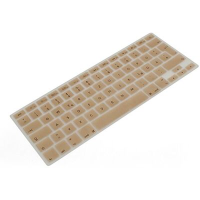 SYSTEM-S Protezione in silicone per tastiera QWERTZ per MacBook Pro 13" 15" 17" / iMac/MacBook Air 13", colore oro SYSTEM-S Protezione in silicone per tastiera QWERTZ per MacBook Pro 13" 15" 17" / iMac/MacBook Air 13", colore oro