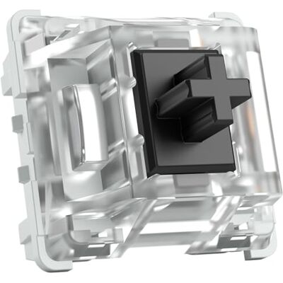 GLORIOUS Gaming 120 switch Gateron per tastiera meccanica (neri) Compatibili con SMD-LED, lineari e regolari per digitazione e gioco intensi, forza di attuazione 60 gf, a 3 pin Gateron Black GLORIOUS Gaming 120 switch Gateron per tastiera meccanica (neri) Compatibili con SMD-LED, lineari e regolari per digitazione e gioco intensi, forza di attuazione 60 gf, a 3 pin Gateron Black
