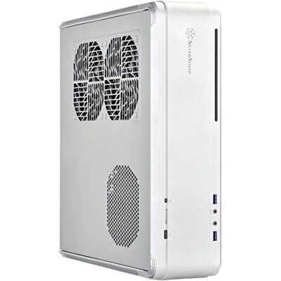 Silverstone Technology Fortress Z Aluminium Unibody Mini-ITX/DTX Small Form Factor SFX Case con riser PCI-E e ventole personalizzate a basso profilo FTZ01S argento Silverstone Technology Fortress Z Aluminium Unibody Mini-ITX/DTX Small Form Factor SFX Case con riser PCI-E e ventole personalizzate a basso profilo FTZ01S argento
