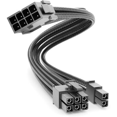 deleyCON 6+2 Pin PCI Express Scheda Grafica GPU Cavo Alimentazione Cavo di Estensione 30 cm 18 AWG PSU PC Computer Nylon Cavi di Corrente Spina a Presa Nero deleyCON 6+2 Pin PCI Express Scheda Grafica GPU Cavo Alimentazione Cavo di Estensione 30 cm 18 AWG PSU PC Computer Nylon Cavi di Corrente Spina a Presa Nero