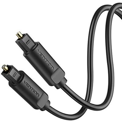 VENTION Cavo Ottico Audio Digitale Cavo Toslink Audio Ottico 5m S/PDIF Per TV, Viedo e Home Cinema CD PS4 Xbox Soundbar (PVC) VENTION Cavo Ottico Audio Digitale Cavo Toslink Audio Ottico 5m S/PDIF Per TV, Viedo e Home Cinema CD PS4 Xbox Soundbar (PVC)