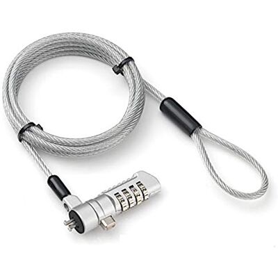 Techly 107296 Lucchetto di Sicurezza Notebook a Combinazione, Compatibile Nano Slot (HP e Altri Marchi) Silver Techly 107296 Lucchetto di Sicurezza Notebook a Combinazione, Compatibile Nano Slot (HP e Altri Marchi) Silver