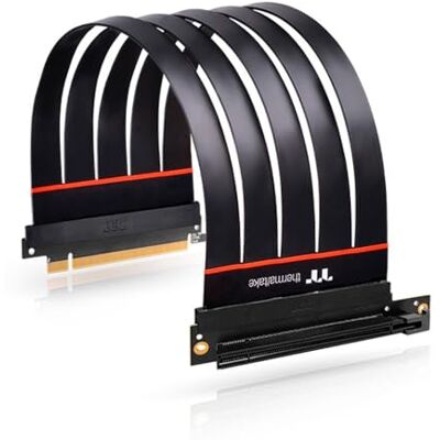 Thermaltake PCI Express Extender 90° Black PCI-E 4.0 16X 30cm Thermaltake PCI Express Extender 90° Black PCI-E 4.0 16X 30cm