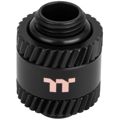 Thermaltake Pacific SF Male to Male 20mm Extender Matte Black DIY LCS Fittings Thermaltake Pacific SF Male to Male 20mm Extender Matte Black DIY LCS Fittings