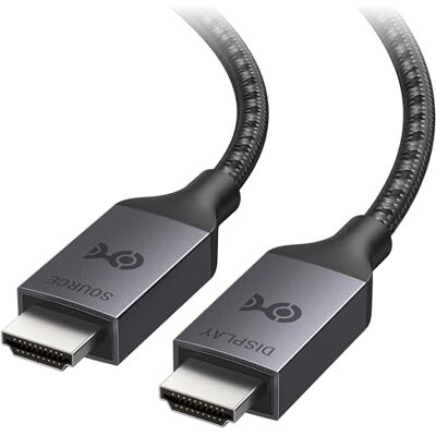 Cable Matters Cavo HDMI Attivo, 5 m, 8K 8K@60Hz, 4K@120Hz, 8K HDMI cavo in fibra ottica, Fibra ottica HDMI 2.1, PS5, Apple TV, HDR Per Xbox konzipiert Cable Matters Cavo HDMI Attivo, 5 m, 8K 8K@60Hz, 4K@120Hz, 8K HDMI cavo in fibra ottica, Fibra ottica HDMI 2.1, PS5, Apple TV, HDR Per Xbox konzipiert