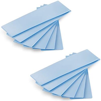 POPPSTAR 12x Pad Termici per M.2 SSD (3 spessori: 0,5 mm/1,0 mm/1,5 mm, 4 pezzi ciascuno) Thermal Pads con Conducibilità Termica 6 W/m*k, Colore Blu POPPSTAR 12x Pad Termici per M.2 SSD (3 spessori: 0,5 mm/1,0 mm/1,5 mm, 4 pezzi ciascuno) Thermal Pads con Conducibilità Termica 6 W/m*k, Colore Blu