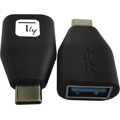 Techly 361797 Adattatore Convertitore USB-C™ Maschio a USB-A Femmina OTG Nero Techly 361797 Adattatore Convertitore USB-C™ Maschio a USB-A Femmina OTG Nero