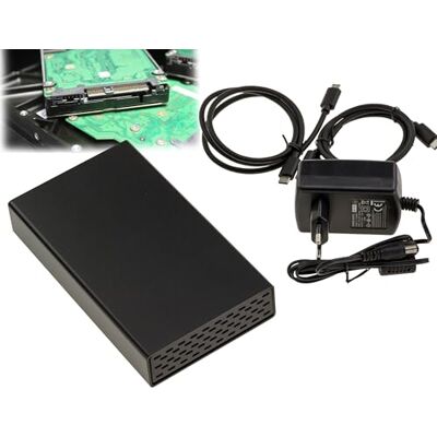 KALEA-INFORMATIQUE Contenitore metallico per disco SAS Collegamento USB3.2 Gen 2x1 10G Alimentazione 12V 2A Supporto 18TB USB Serial Attached SCSI SAS HDD Dock KALEA-INFORMATIQUE Contenitore metallico per disco SAS Collegamento USB3.2 Gen 2x1 10G Alimentazione 12V 2A Supporto 18TB USB Serial Attached SCSI SAS HDD Dock