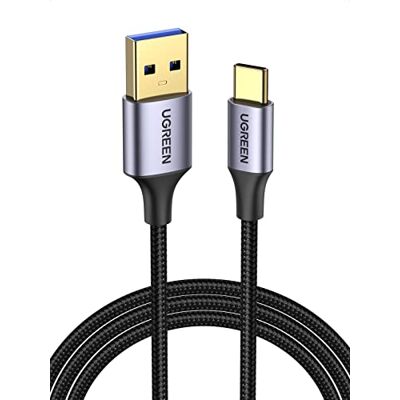 UGREEN Cavo USB Type-C 3.0 5Gbps 3A Ricarica Rapida Nylon Intrecciato (1M) UGREEN Cavo USB Type-C 3.0 5Gbps 3A Ricarica Rapida Nylon Intrecciato (1M)