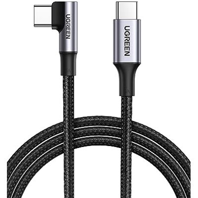 UGREEN Cavo USB C 100W 20V/5A 90 Gradi Ricarica Rapida (3M) UGREEN Cavo USB C 100W 20V/5A 90 Gradi Ricarica Rapida (3M)