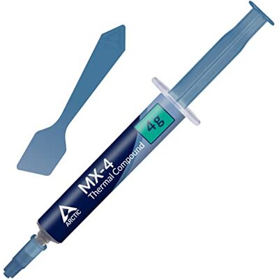 Arctic MX-4 (Spatolina incl., 4 g) Premium Performance Pasta Termica CPU CPUper tutti i processori (CPU, GPU PC, PS4,), conducibilità termica molto alta, lunga durabilità, thermal paste Arctic MX-4 (Spatolina incl., 4 g) Premium Performance Pasta Termica CPU CPUper tutti i processori (CPU, GPU PC, PS4,), conducibilità termica molto alta, lunga durabilità, thermal paste
