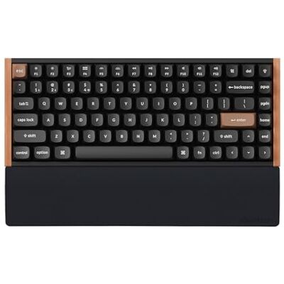 Keychron Poggiapolsi in Silicone per Polso e Palmo – 317mm (12.48”) per Tastiere Meccaniche Layout 75% – Compatibile con K2 / K6 / K2 Pro / K6 Pro / K2 Max / K2 HE – Supporto per Digito Leggero con Keychron Poggiapolsi in Silicone per Polso e Palmo – 317mm (12.48”) per Tastiere Meccaniche Layout 75% – Compatibile con K2 / K6 / K2 Pro / K6 Pro / K2 Max / K2 HE – Supporto per Digito Leggero con