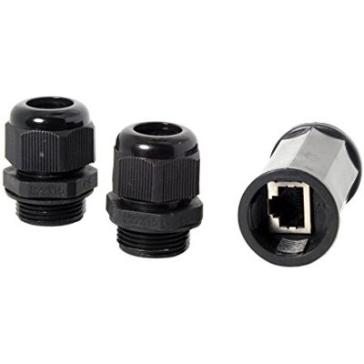 chenyang ChenyYang RJ45 Accoppiatore impermeabile RJ45 femmina a femmina LAN Ethernet estensione esterna impermeabile antipolvere schermato adattatore connettore chenyang ChenyYang RJ45 Accoppiatore impermeabile RJ45 femmina a femmina LAN Ethernet estensione esterna impermeabile antipolvere schermato adattatore connettore