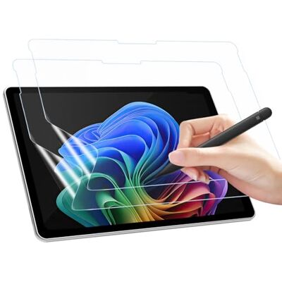 MoKo 2PZ Pellicola Protettiva Effetto Carta per Surface Pro 12 Pollici 2025 Pellicola PET Opaca Antiriflesso, Antigraffio, Sensazione di Scrittura su Carta, Compatibile con Surface Pen MoKo 2PZ Pellicola Protettiva Effetto Carta per Surface Pro 12 Pollici 2025 Pellicola PET Opaca Antiriflesso, Antigraffio, Sensazione di Scrittura su Carta, Compatibile con Surface Pen